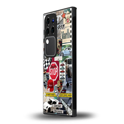 Limitless Ridevivo v30 pro mobile cover | shockproof glass phone case