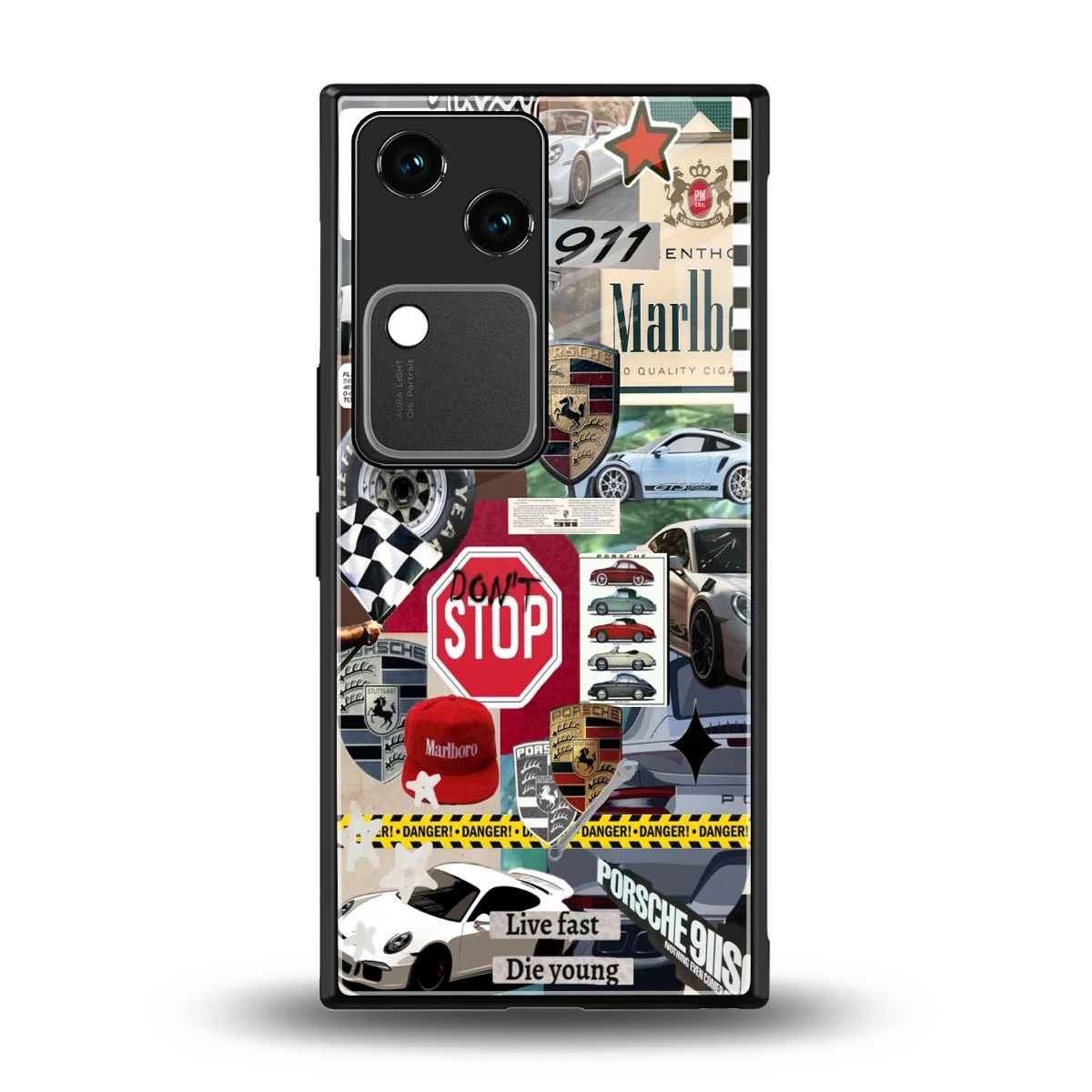 Limitless Ride back phone cover | glass case for vivo v30