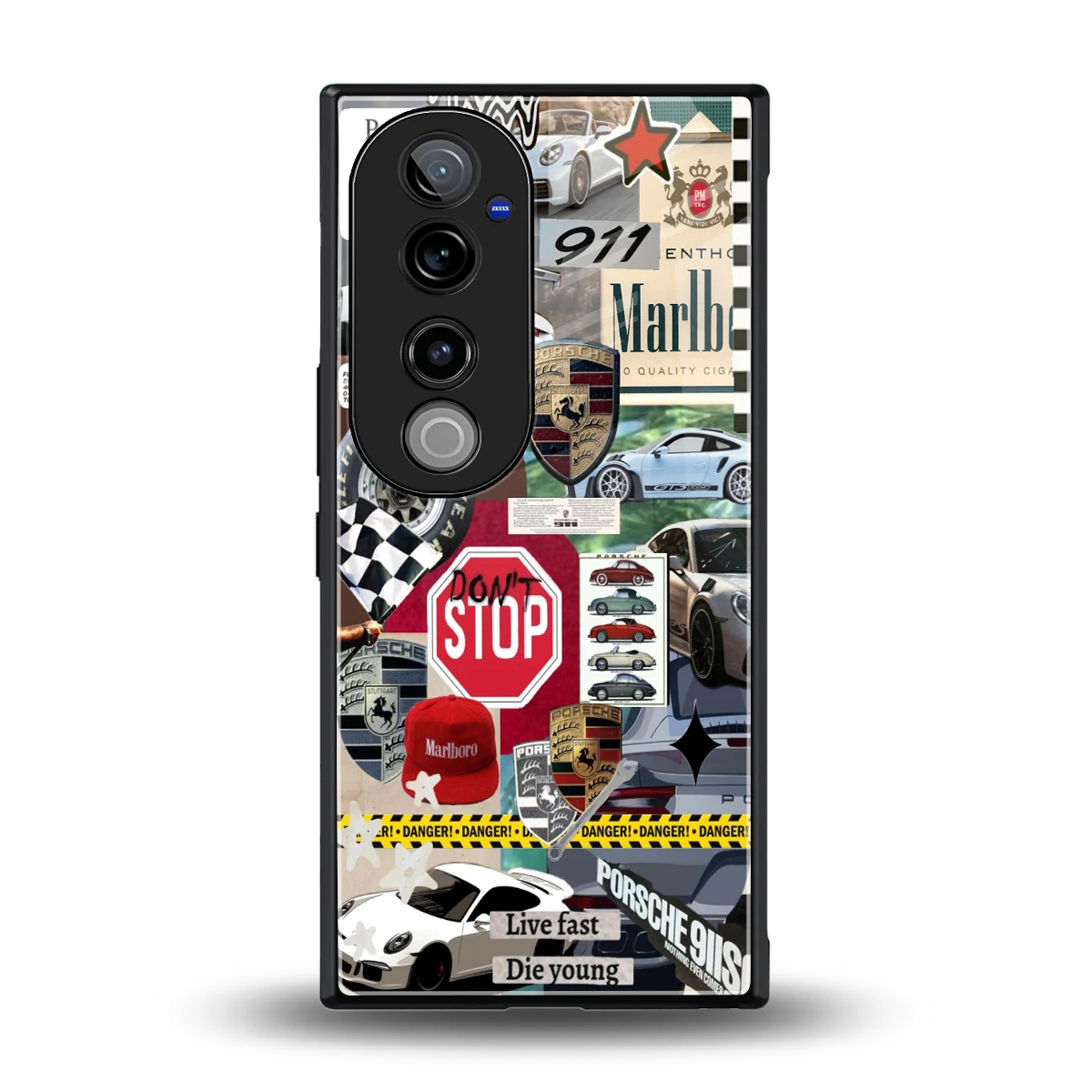 Limitless Ride back phone cover | glass case for vivo v40 pro
