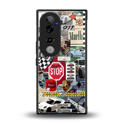 Limitless Ride back phone cover | glass case for vivo v40 pro