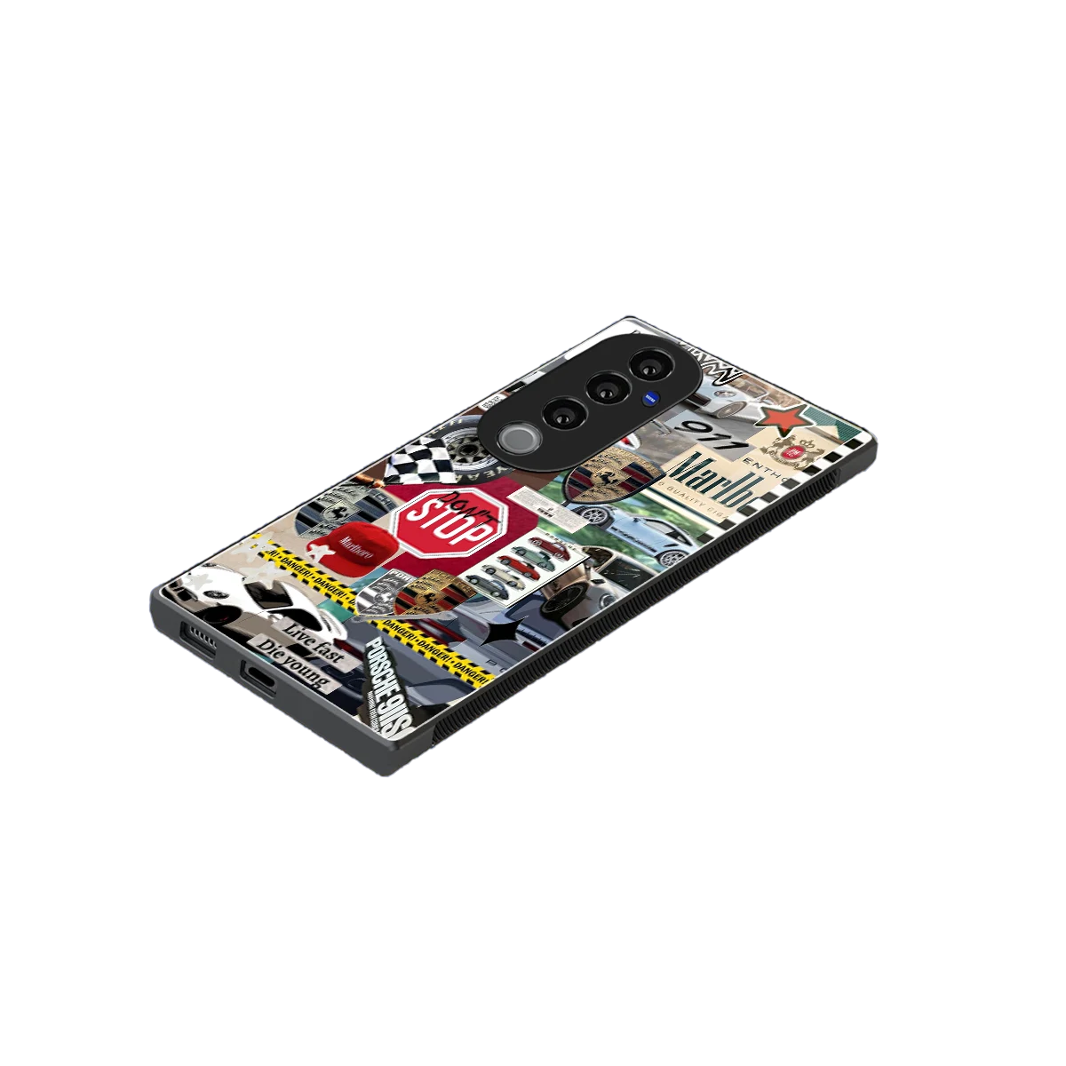 Limitless Ride stylish phone case for vivo v40 pro | glossy glass and slim fit