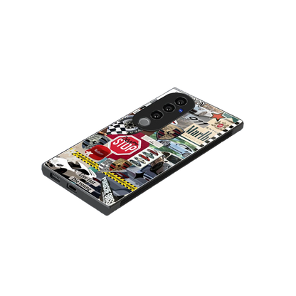 Limitless Ride stylish phone case for vivo v40 pro | glossy glass and slim fit