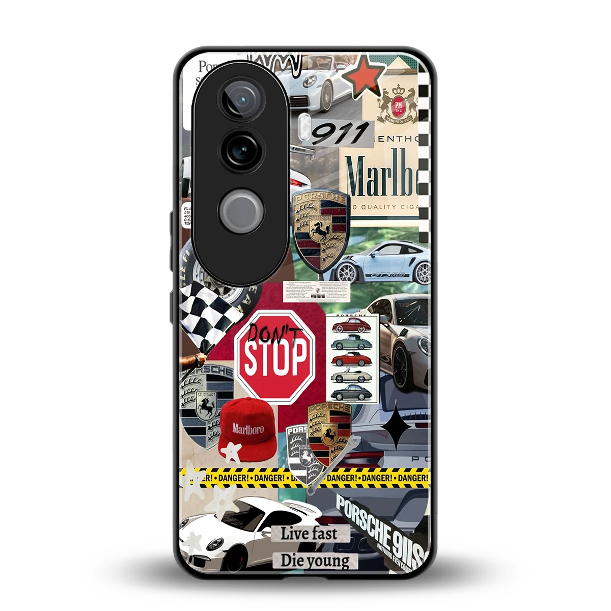 Limitless Ride back phone cover | glass case for vivo v40e