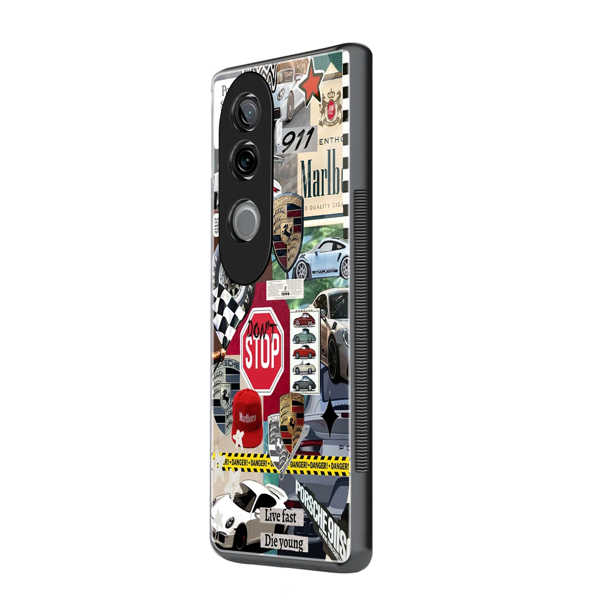 Limitless Ride vivo v40e mobile cover | shockproof glass phone case