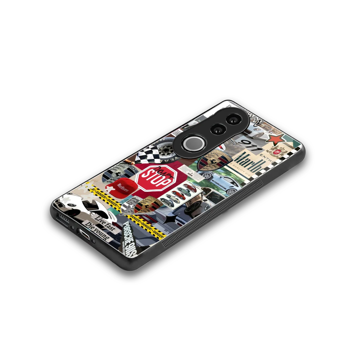 Limitless Ride stylish phone case for vivo v50 | glossy glass and slim fit