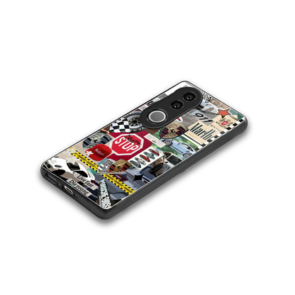 Limitless Ride stylish phone case for vivo v50 | glossy glass and slim fit