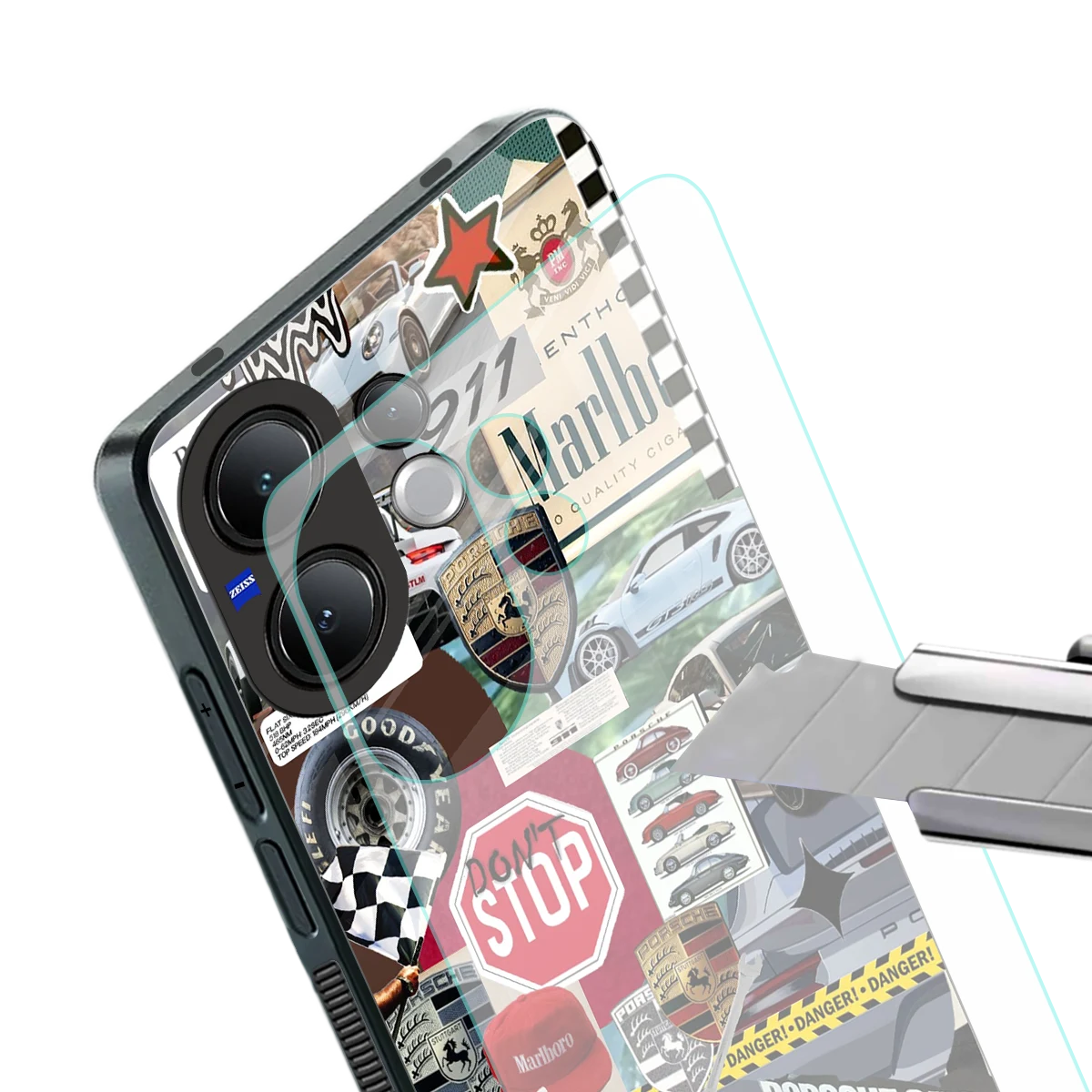 Limitless Ride stylish phone case for vivo v60 | glossy glass and slim fit
