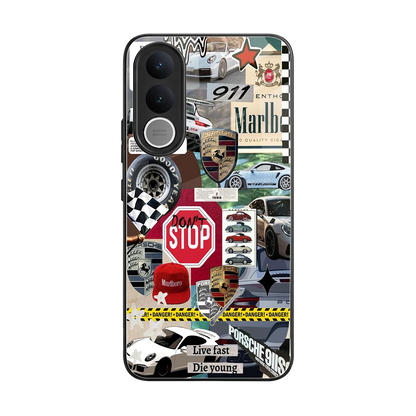 Limitless Ride back phone cover | glass case for vivo v70 fe