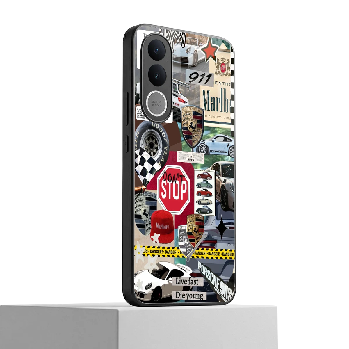 Limitless Ride vivo v70 fe mobile cover | shockproof glass phone case