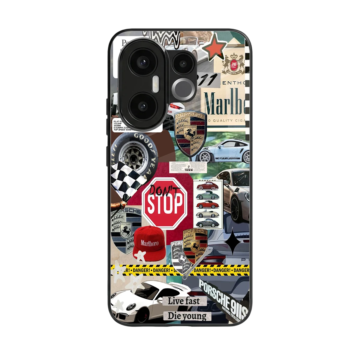 Limitless Ride back phone cover | glass case for vivo x200 fe