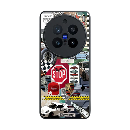 Limitless Ride back phone cover | glass case for vivo x200 pro