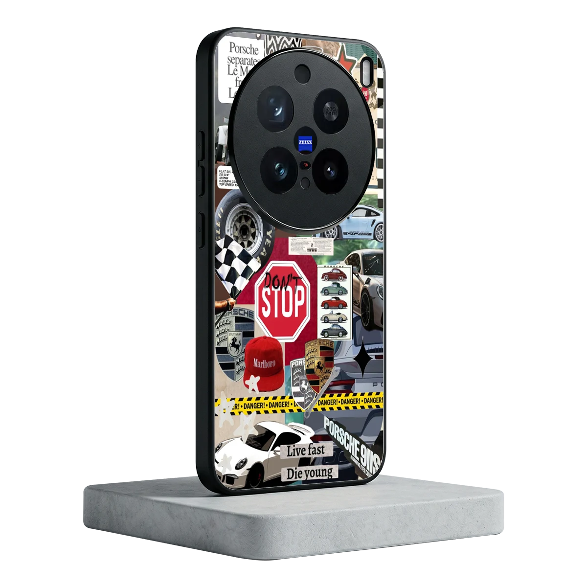 Limitless Ride vivo x200 pro mobile cover | shockproof glass phone case