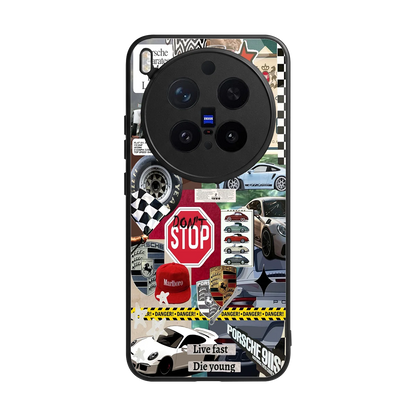 Limitless Ride back phone cover | glass case for vivo x300 pro