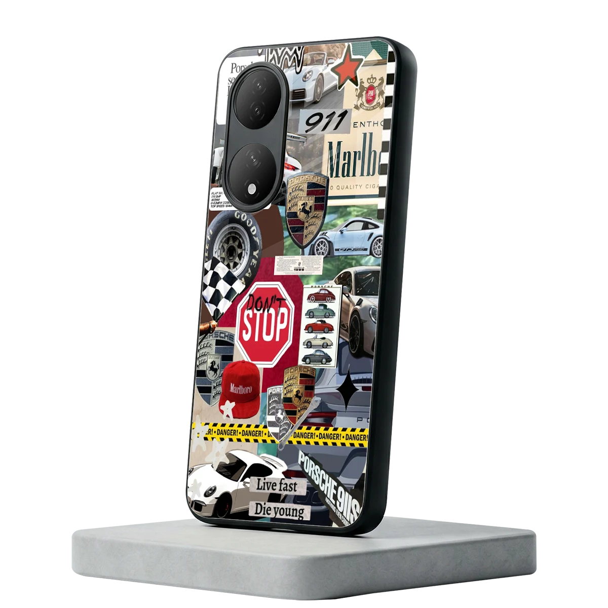 Limitless Ride Vivo-y100 mobile cover | shockproof glass phone case