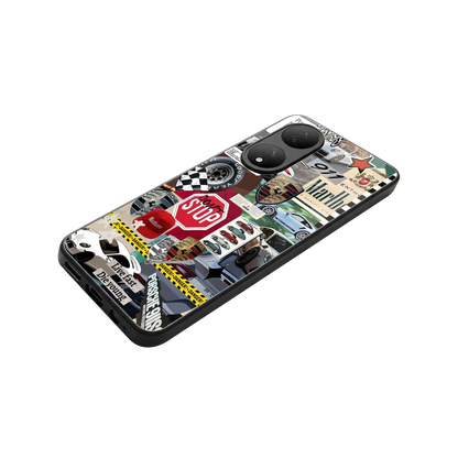 Limitless Ride stylish phone case for Vivo-y100 | glossy glass and slim fit