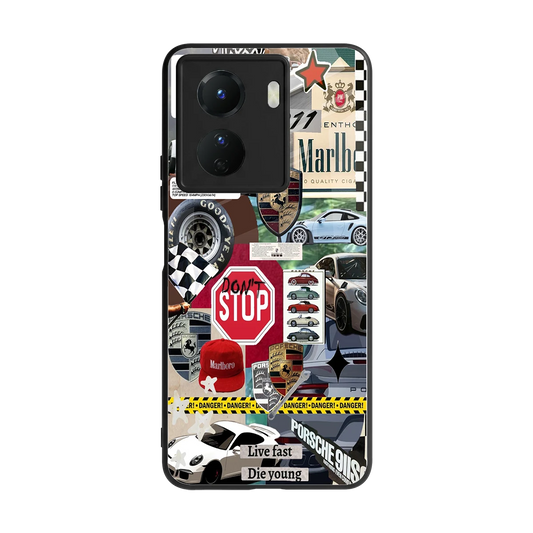 Limitless Ride back phone cover | glass case for vivo y16