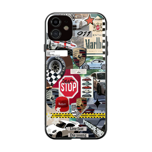 Limitless Ride back phone cover | glass case for iphone 12
