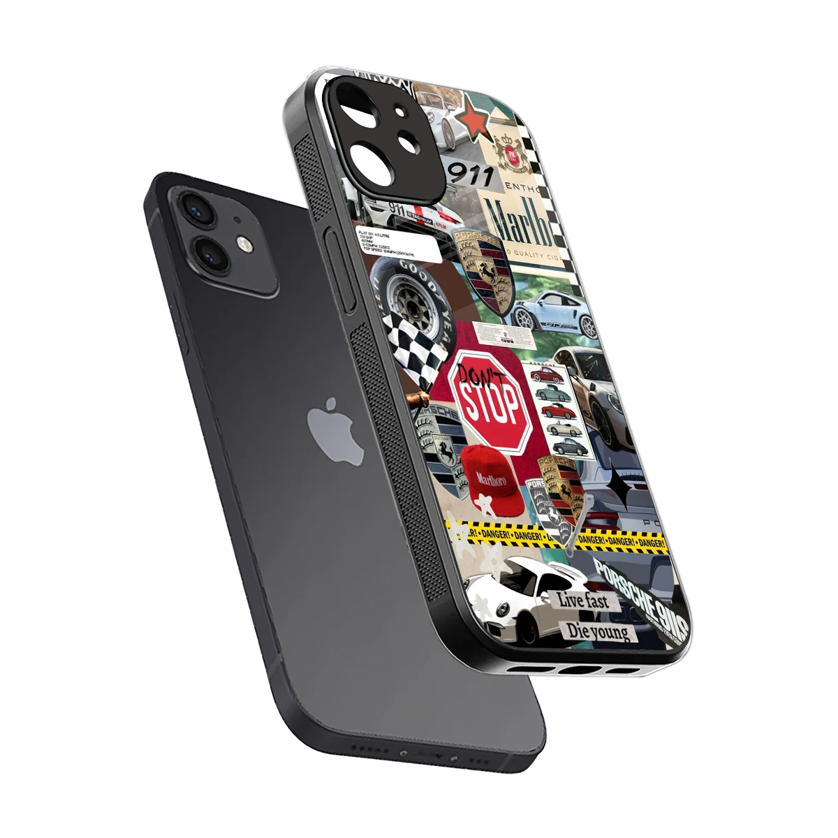 Limitless Ride sleek iphone 11 cover with tempered glass back and TPU edges