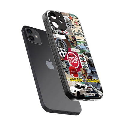 Limitless Ride sleek iphone 11 cover with tempered glass back and TPU edges
