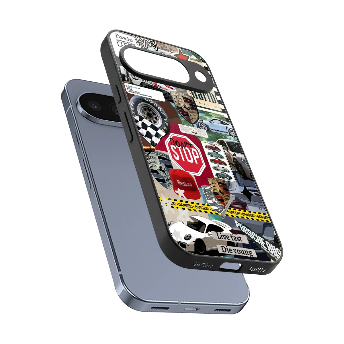 Limitless Ride sleek google pixel 10 cover with tempered glass back and TPU edges