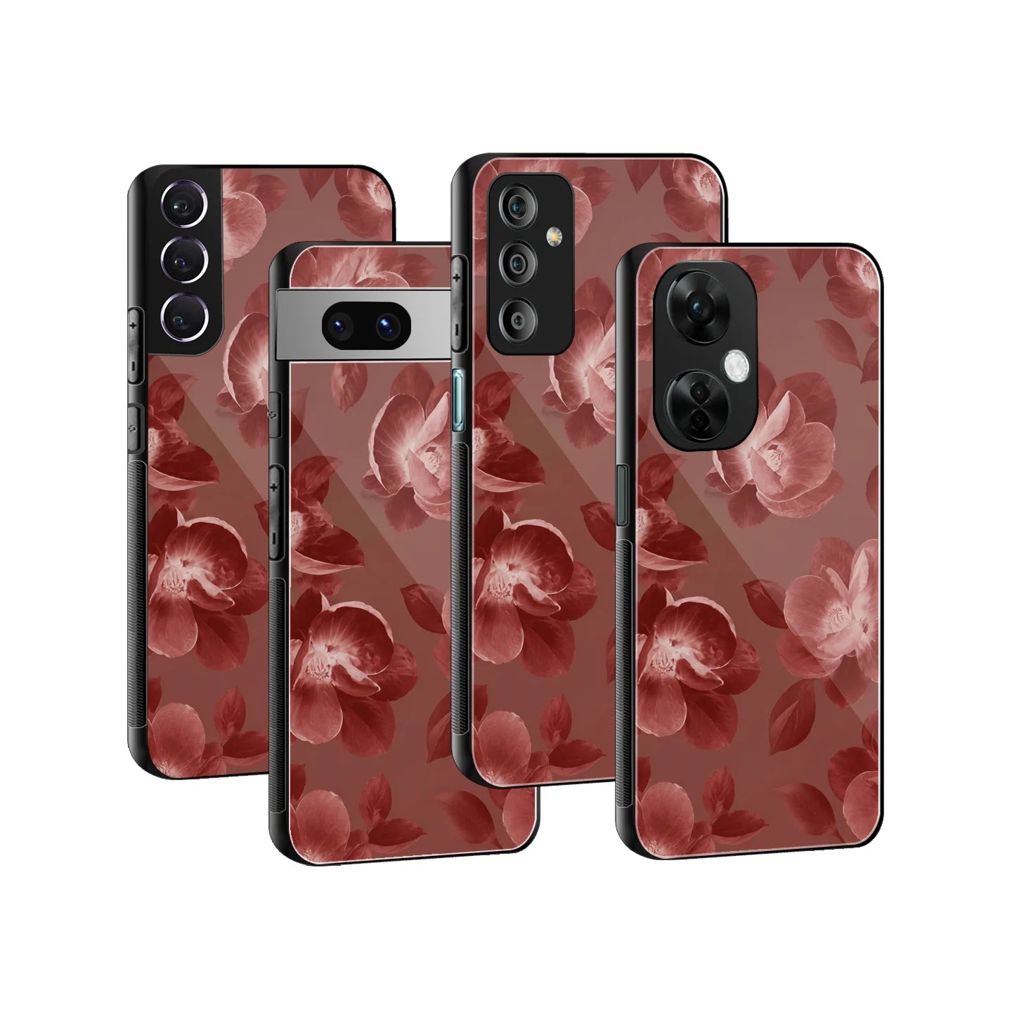 Stylish Glass Back Case for All Smartphones iPhone, Samsung, OnePlus, Pixel, Redmi, Oppo, Vivo, Motorola