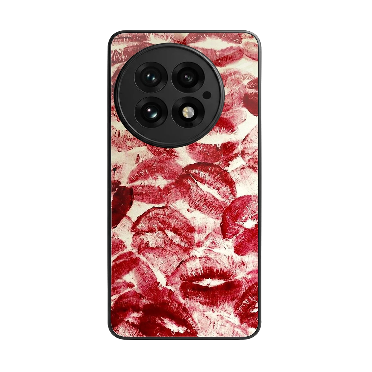 Lip Glam back phone cover | glass case for oneplus 13