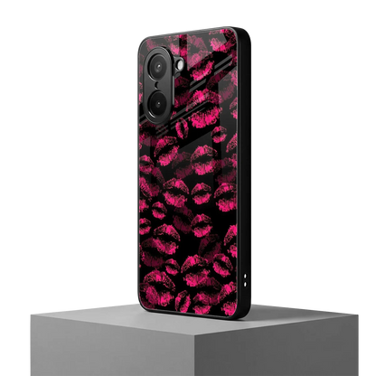 Lip Glam Black oneplus nord ce5 5g mobile cover | shockproof glass phone case