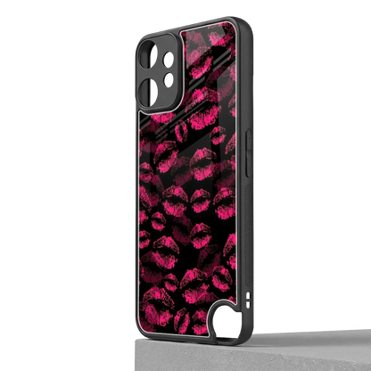 Lip Glam Black cmf nothing phone 2 pro mobile cover | shockproof glass phone case