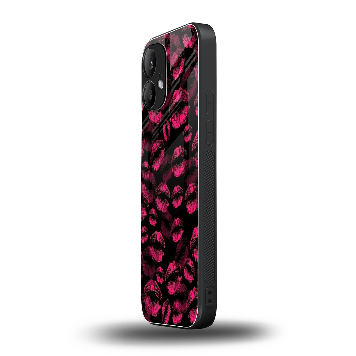 Lip Glam Black nothing phone 2 mobile cover | shockproof glass phone case