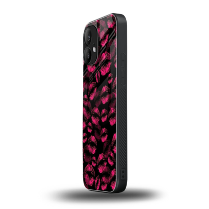 Lip Glam Black nothing phone 2 mobile cover | shockproof glass phone case
