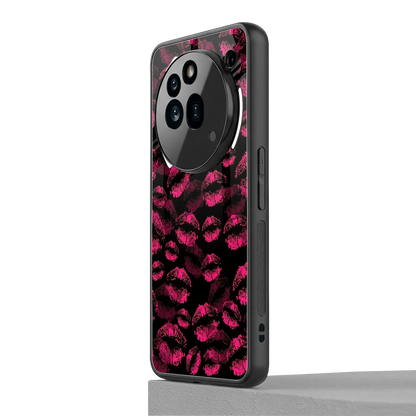 Lip Glam Black nothing phone 3a pro mobile cover | shockproof glass phone case