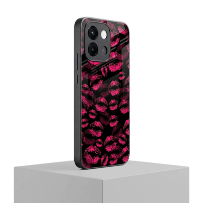 Lip Glam Black oneplus 13s mobile cover | shockproof glass phone case