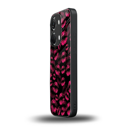 Lip Glam Black oneplus nord 3 mobile cover | shockproof glass phone case