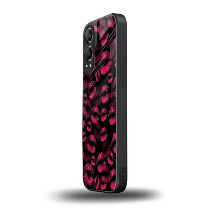 Lip Glam Black oneplus nord ce 4 lite mobile cover | shockproof glass phone case