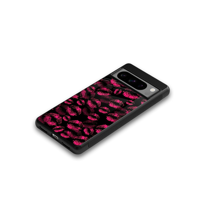 Lip Glam Black google pixel 8 pro mobile cover | shockproof glass phone case