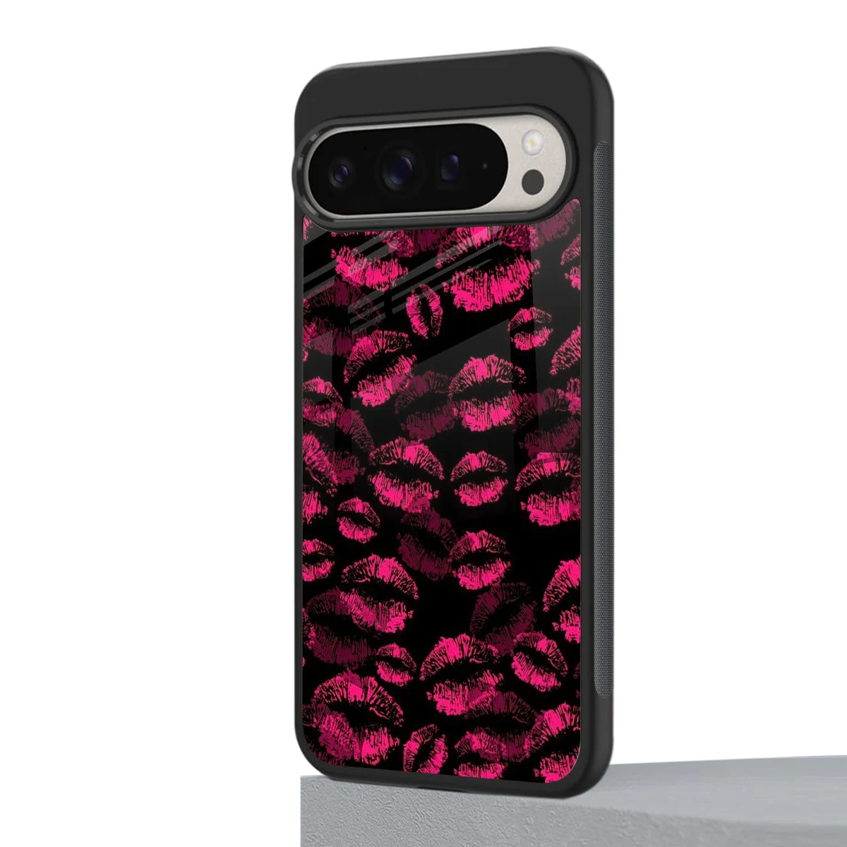 Lip Glam Black google pixel 9 pro mobile cover | shockproof glass phone case