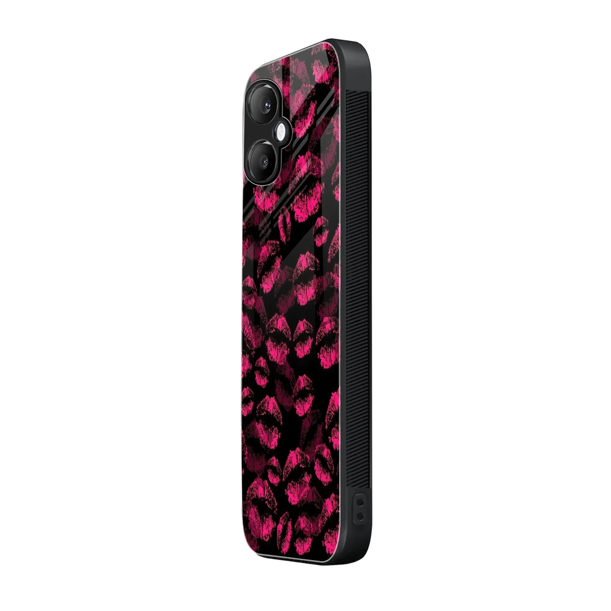 Lip Glam Black samsung galaxy a06 5g mobile cover | shockproof glass phone case