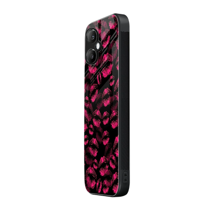 Lip Glam Black samsung galaxy a06 5g mobile cover | shockproof glass phone case