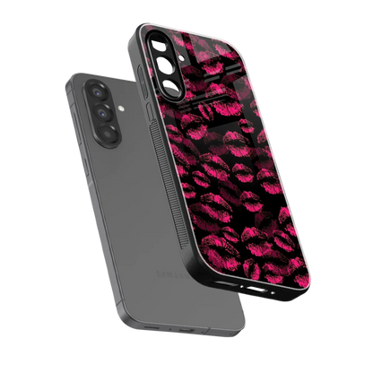 Lip Glam Black sleek samsung galaxy a17 5g cover with tempered glass back and TPU edges