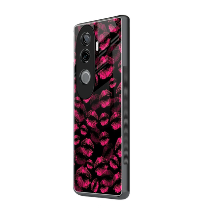 Lip Glam Black vivo v40e mobile cover | shockproof glass phone case
