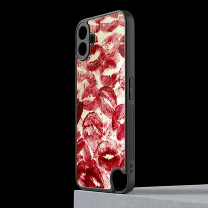 Lip Glam cmf nothing phone 1 mobile cover | shockproof glass phone case