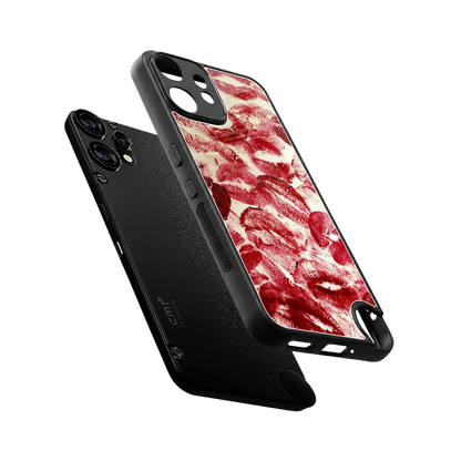 Lip Glam sleek cmf nothing phone 2 pro cover with tempered glass back and TPU edges