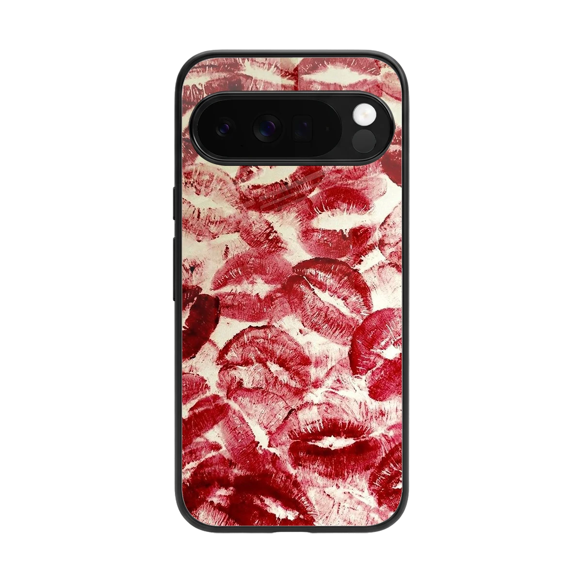 Lip Glam back phone cover | glass case for google pixel 10 pro xl