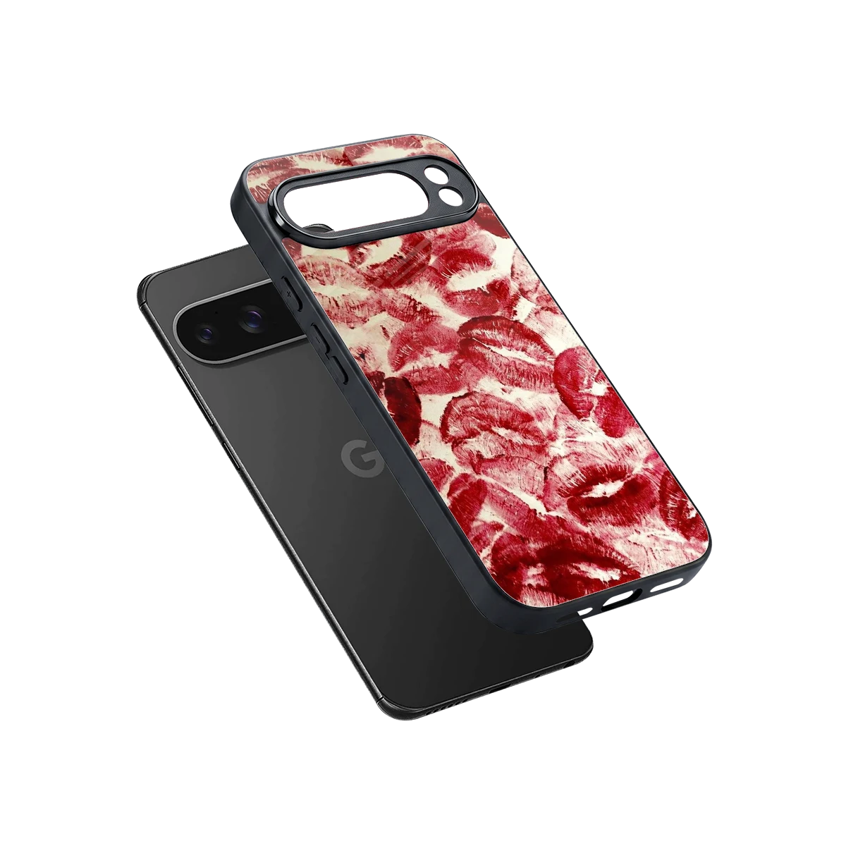 Lip Glam sleek google pixel 10 pro xl cover with tempered glass back and TPU edges