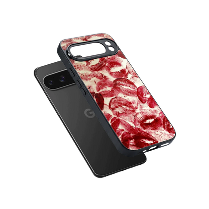Lip Glam sleek google pixel 10 pro xl cover with tempered glass back and TPU edges