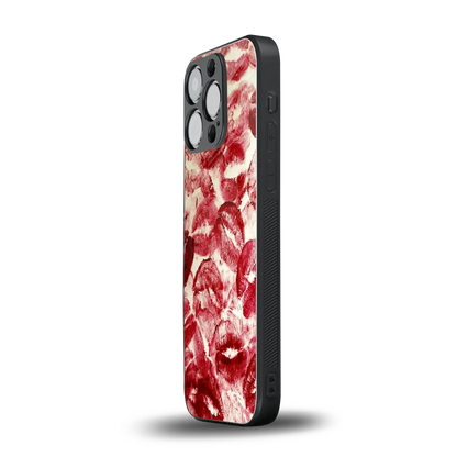 Lip Glam iphone 13 pro mobile cover | shockproof glass phone case