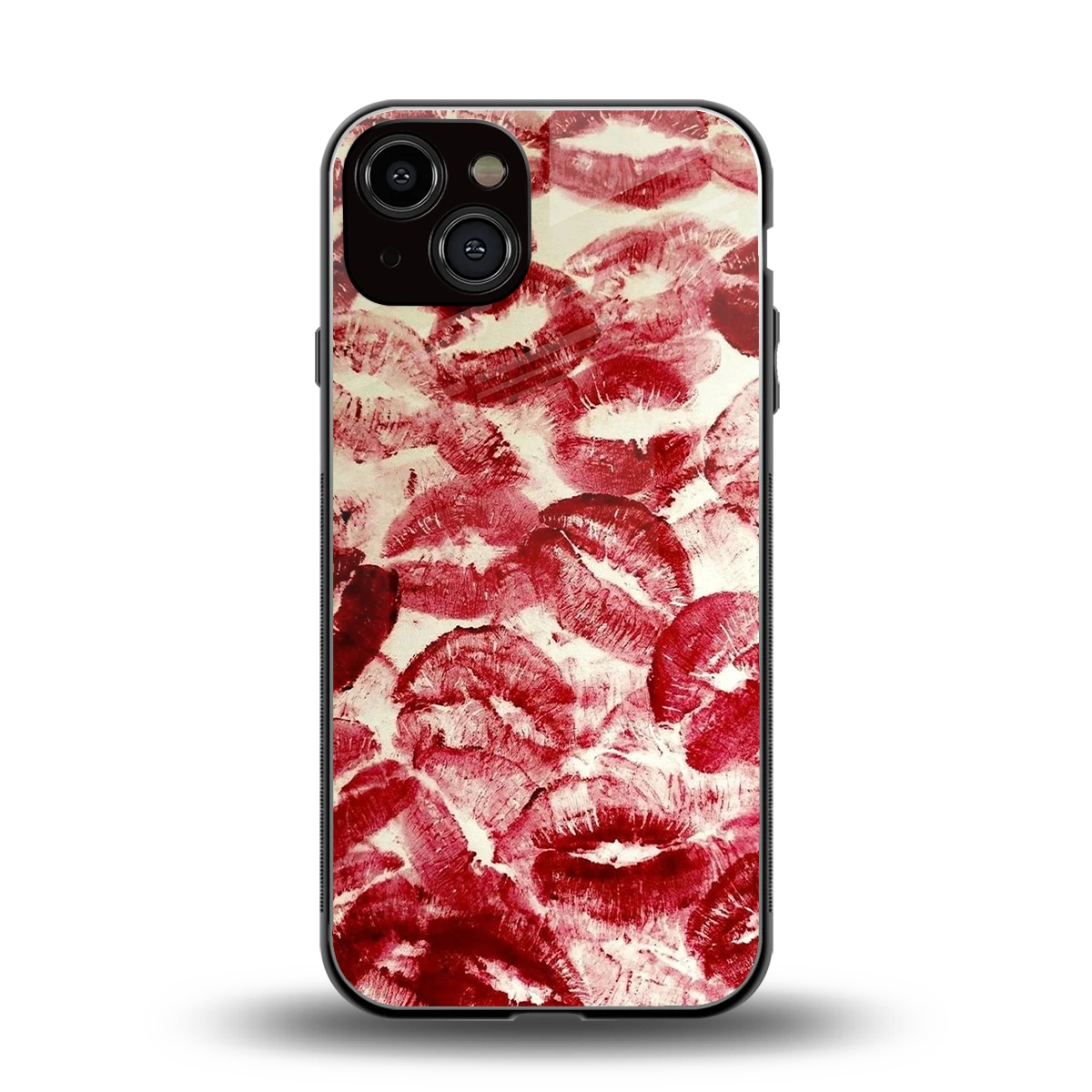 Lip Glam back phone cover | glass case for iphone 13