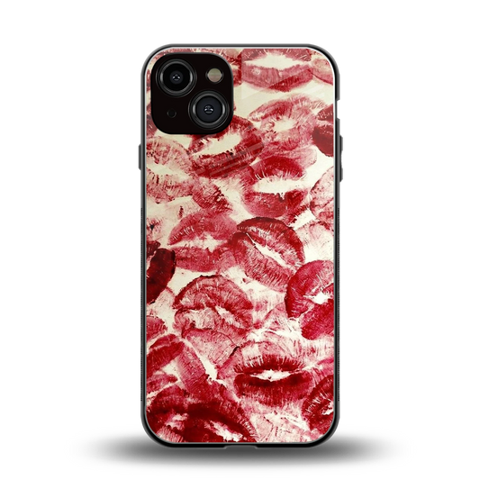 Lip Glam back phone cover | glass case for iphone 13