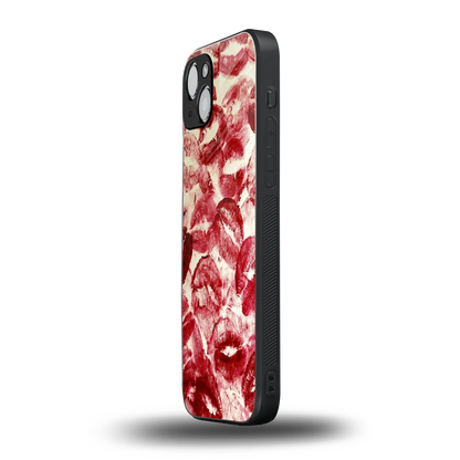 Lip Glam iphone 14 mobile cover | shockproof glass phone case