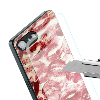 Lip Glam stylish phone case for iphone 17e | glossy glass and slim fit